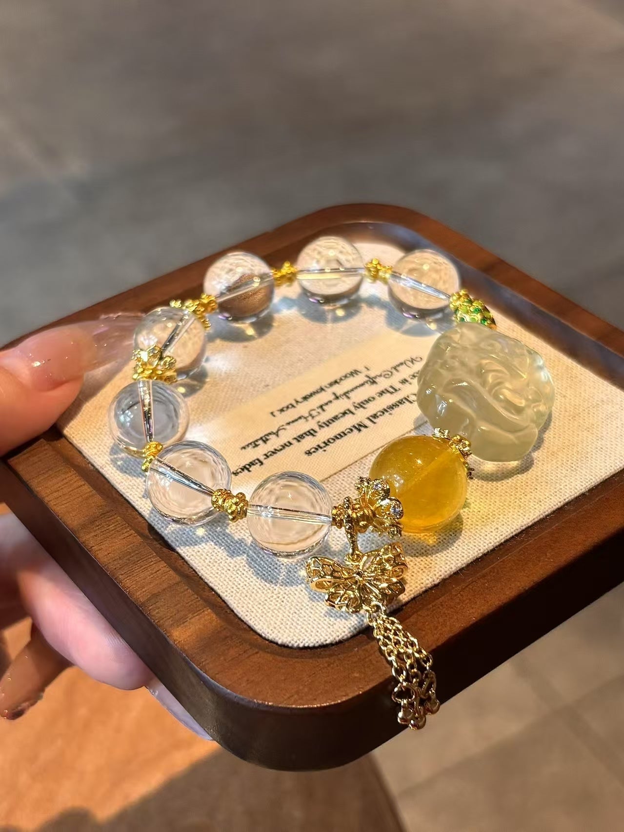 Citrine & Fluorite Attraction Bracelet