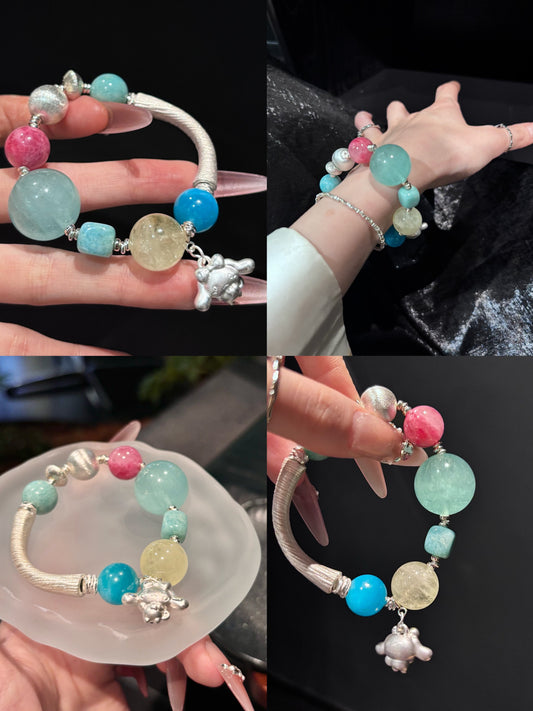 Harmonious Crystal Talisman Bracelet