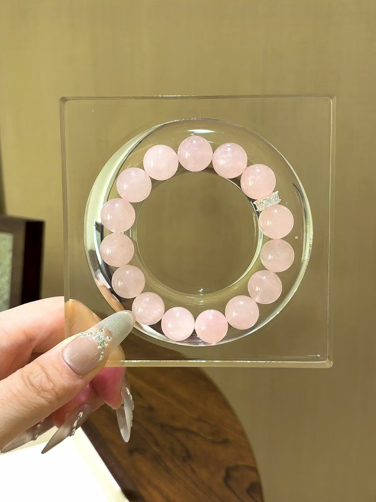 Blush of Love Rose Quartz Bracelet