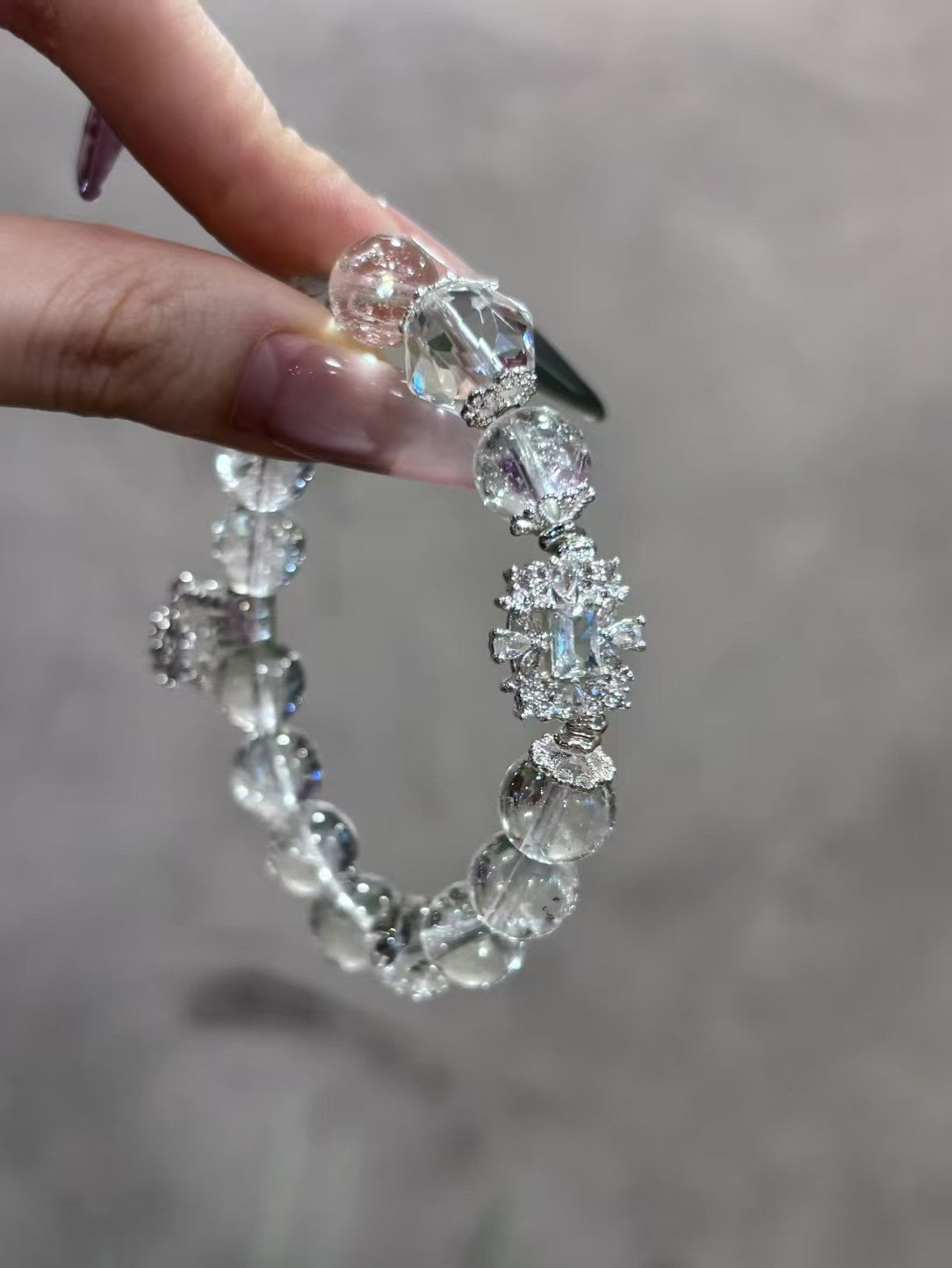 Clear Quartz Purity: Healing & Stacking Divine Bracelet