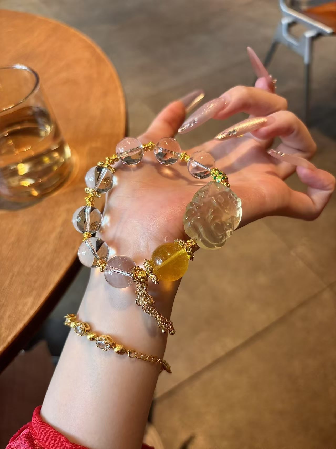 Citrine & Fluorite Attraction Bracelet