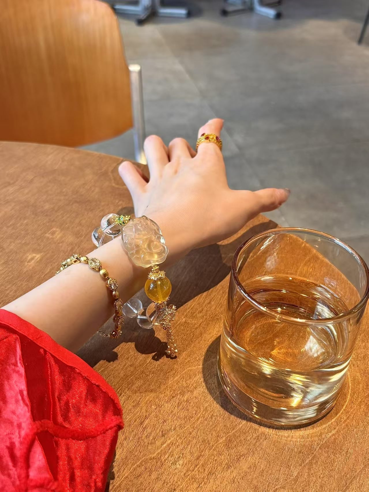 Citrine & Fluorite Attraction Bracelet