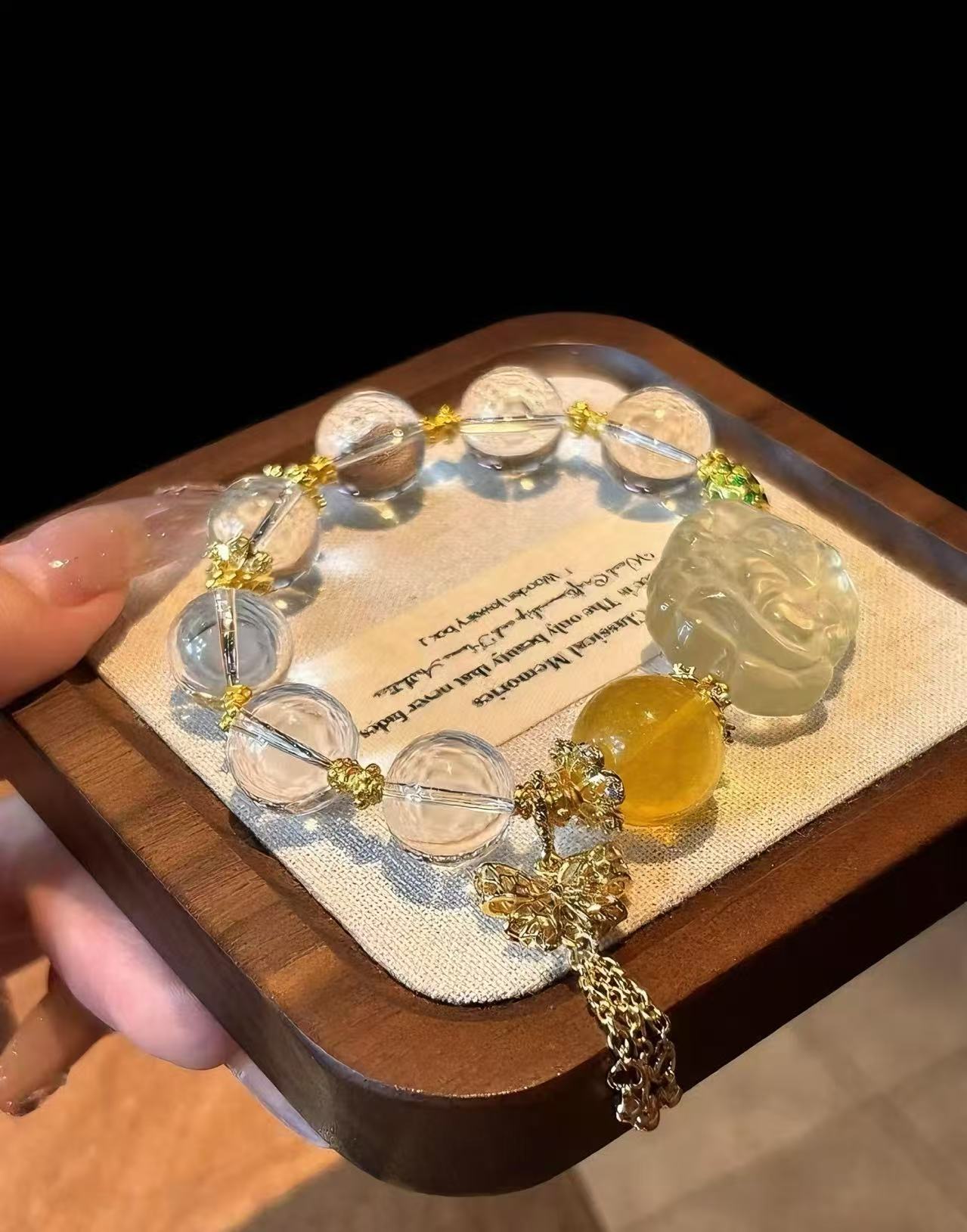 Citrine & Fluorite Attraction Bracelet