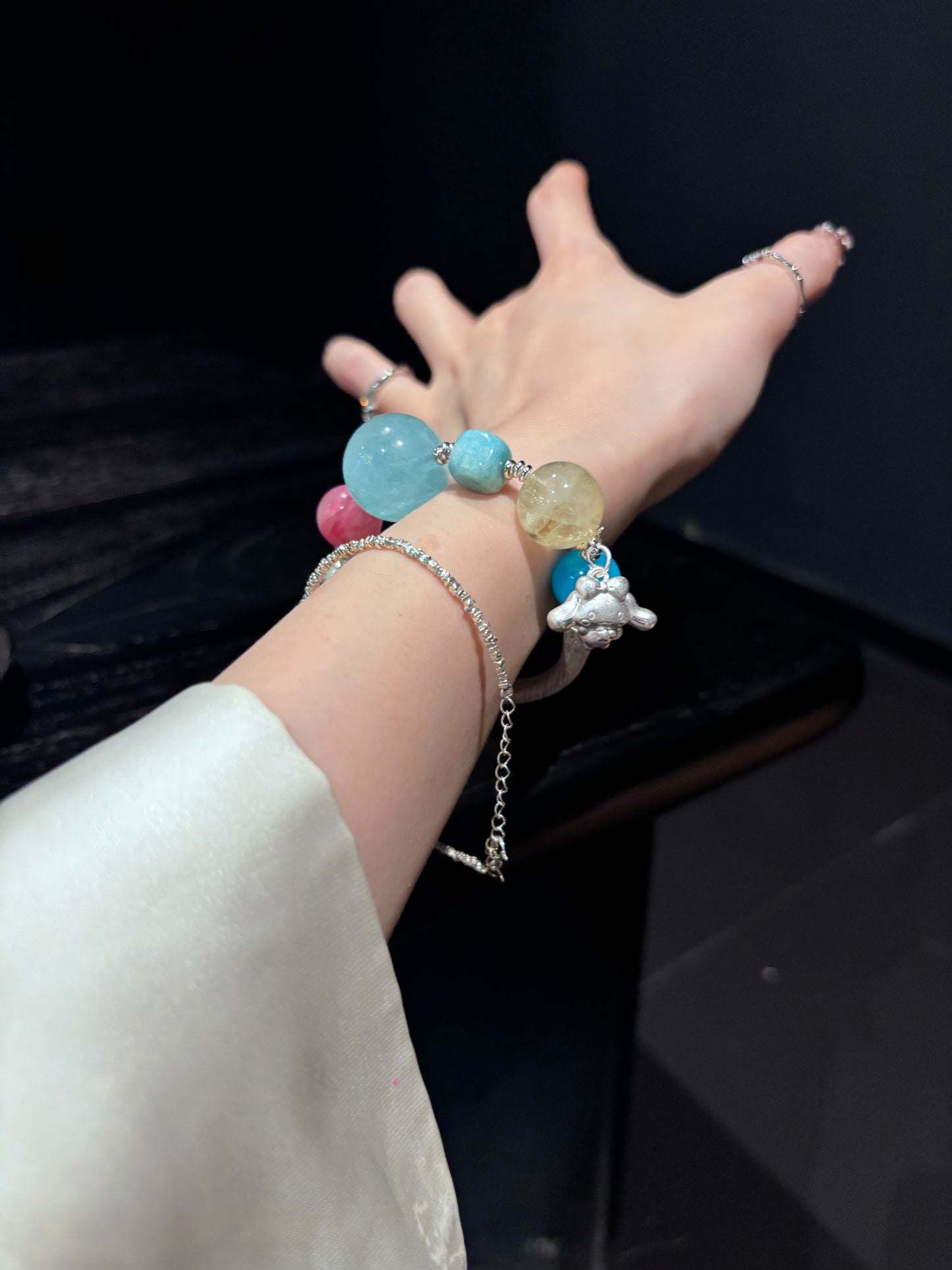 Harmonious Crystal Talisman Bracelet