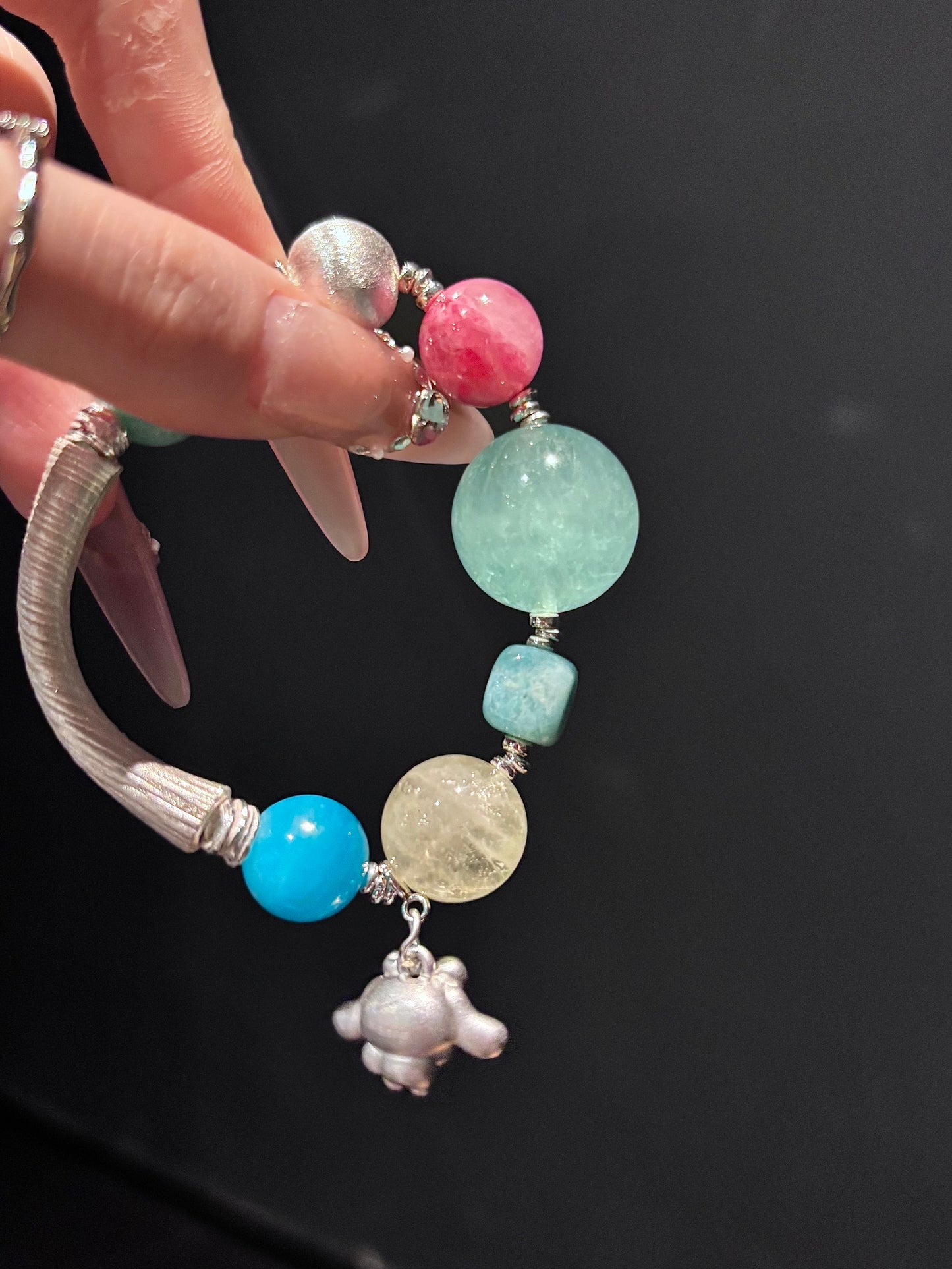 Harmonious Crystal Talisman Bracelet