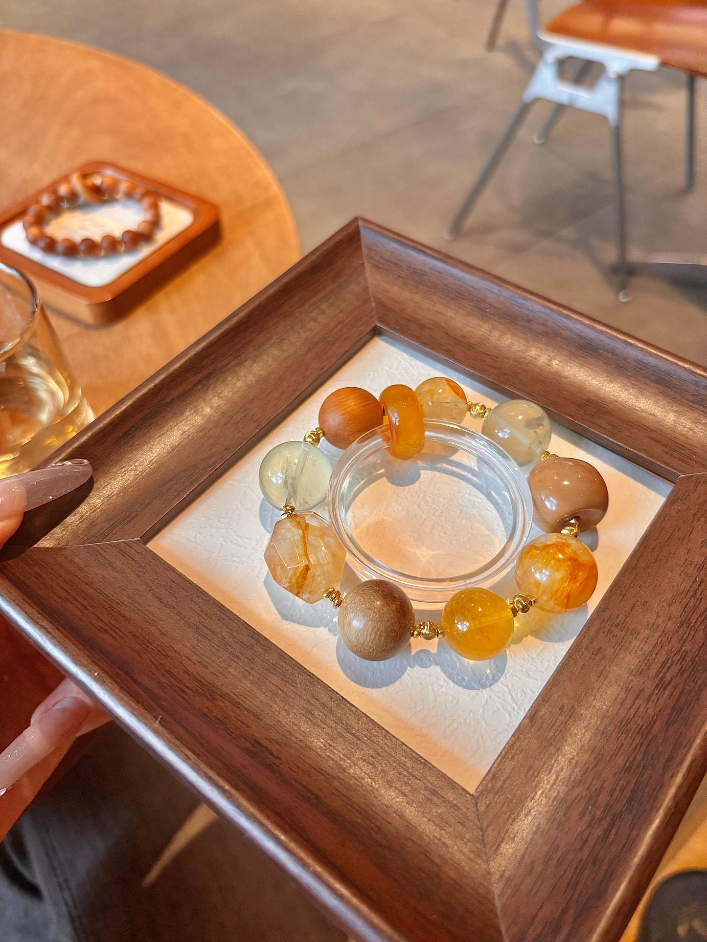 Harmony Blend Crystal & Wood Bracelet