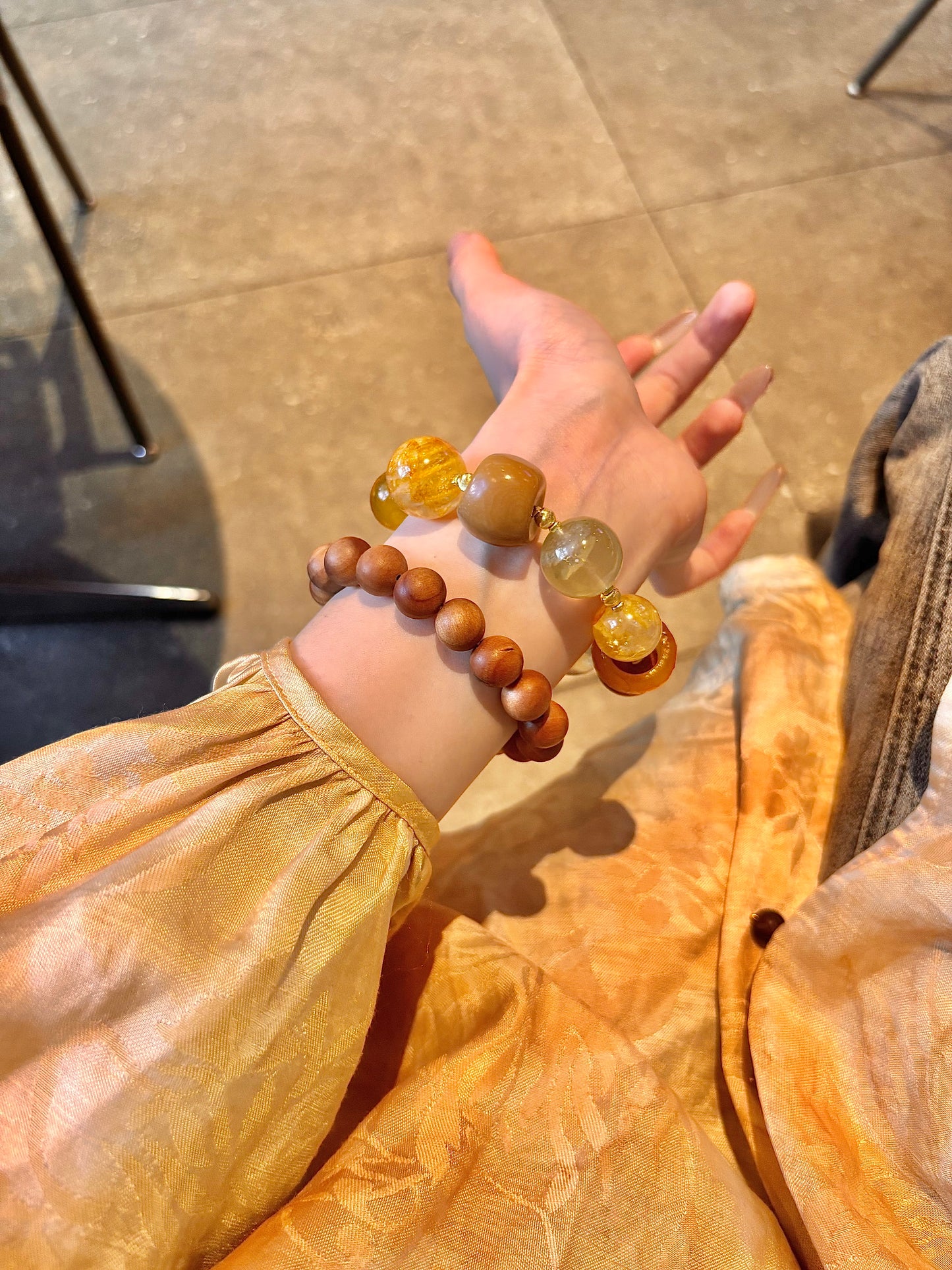 Harmony Blend Crystal & Wood Bracelet