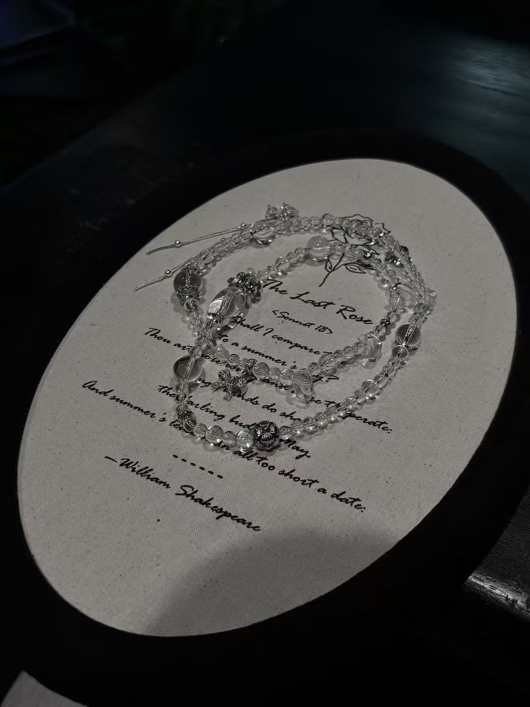 Tri - loop Radiance: Clear Quartz Multi - strand Bracelet