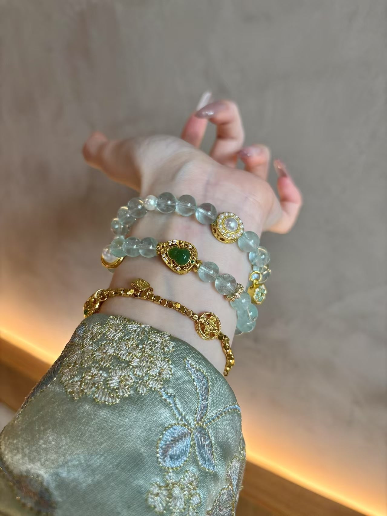 Fluorite Elegance Energy - Boosting Bracelet