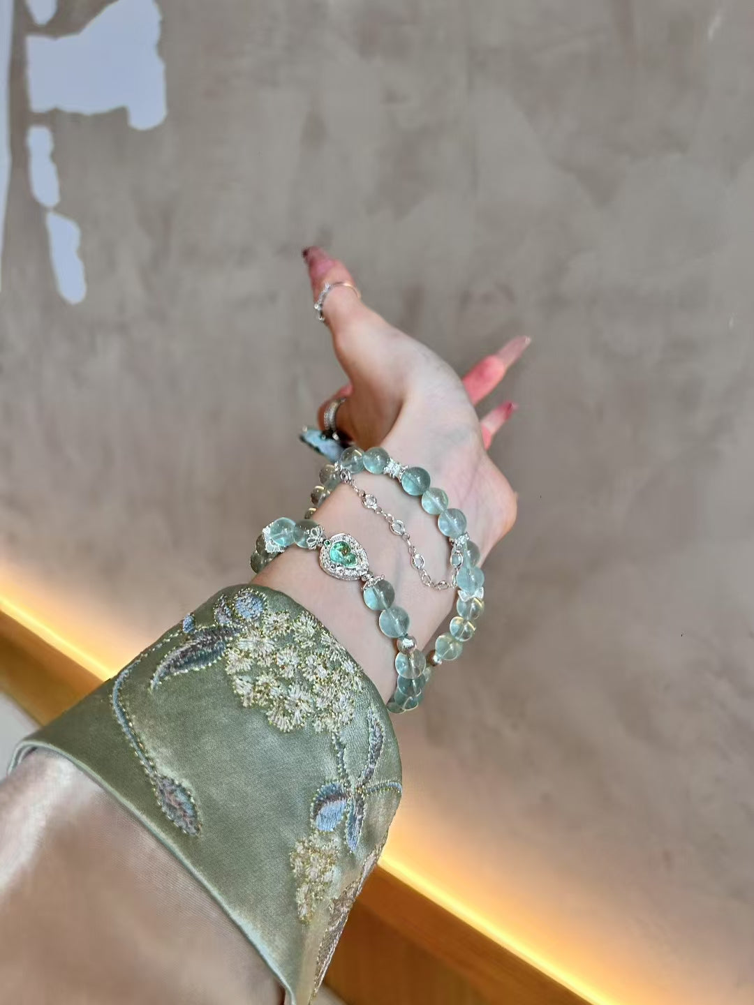 Fluorite Elegance Energy - Boosting Bracelet