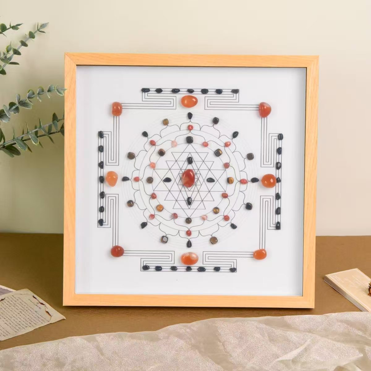 Square Crystal Grid Empowerment Frame