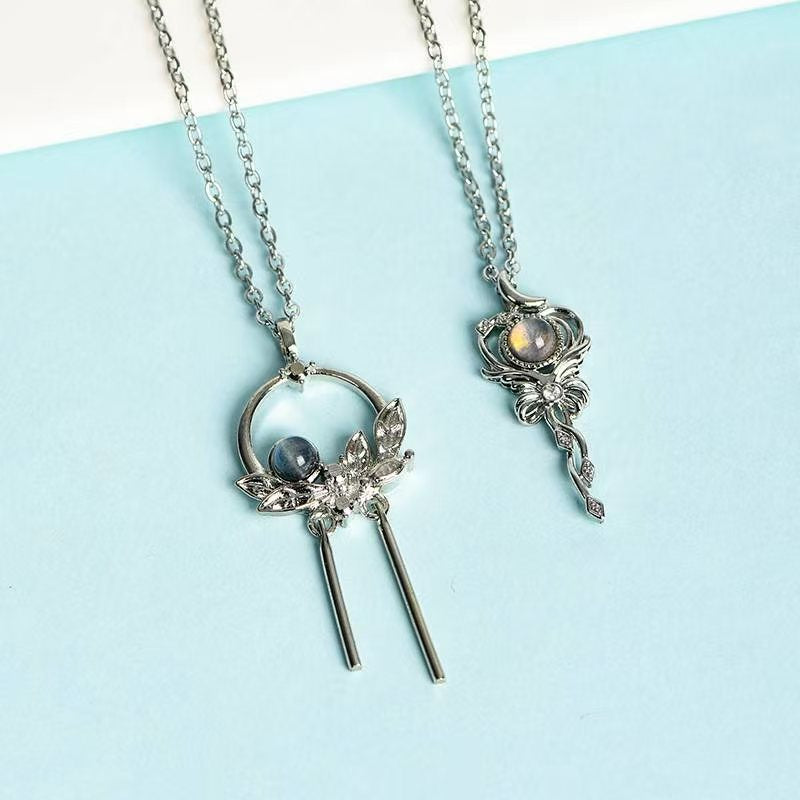 Dreamcatcher Crystal Raw Stone Necklaces