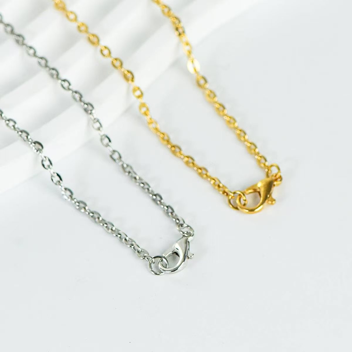 Raw Kyanite Crystal Electroplated Pendant Necklaces