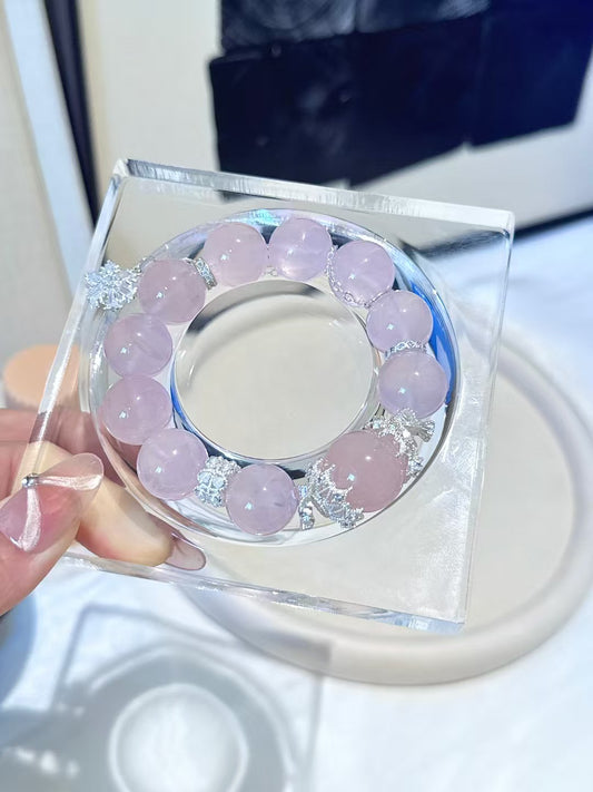 Ethereal Love Rose Quartz Bracelet