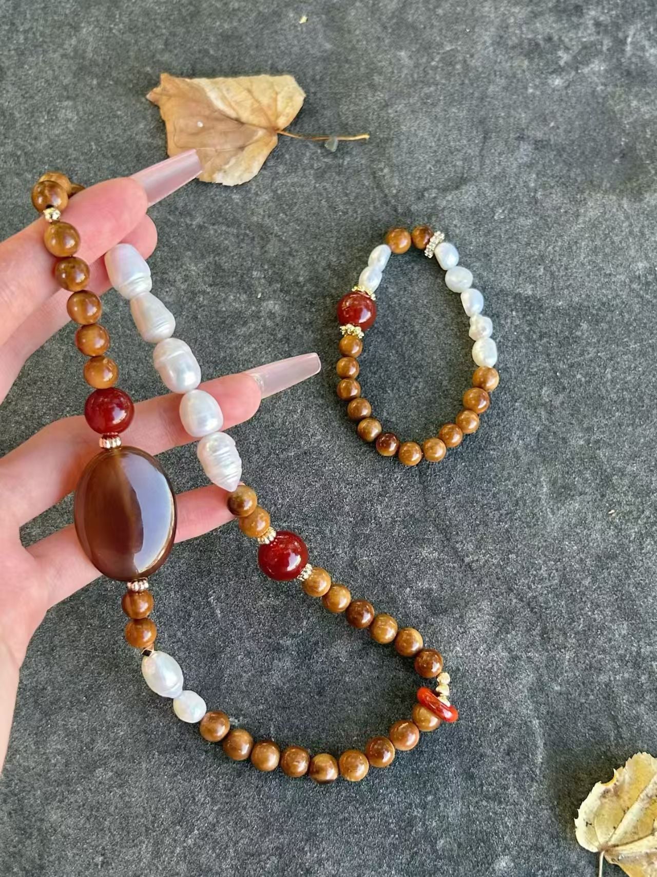 Harmonious Vitality Crystal Bracelet Set