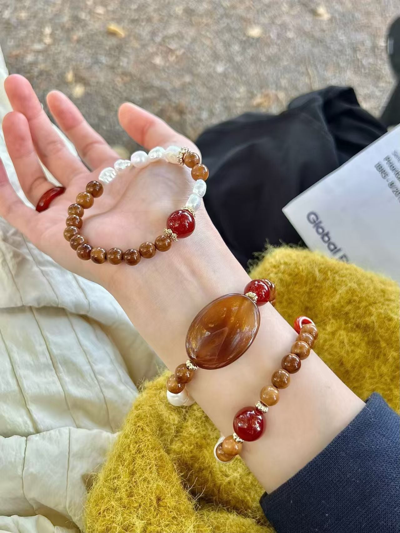 Harmonious Vitality Crystal Bracelet Set