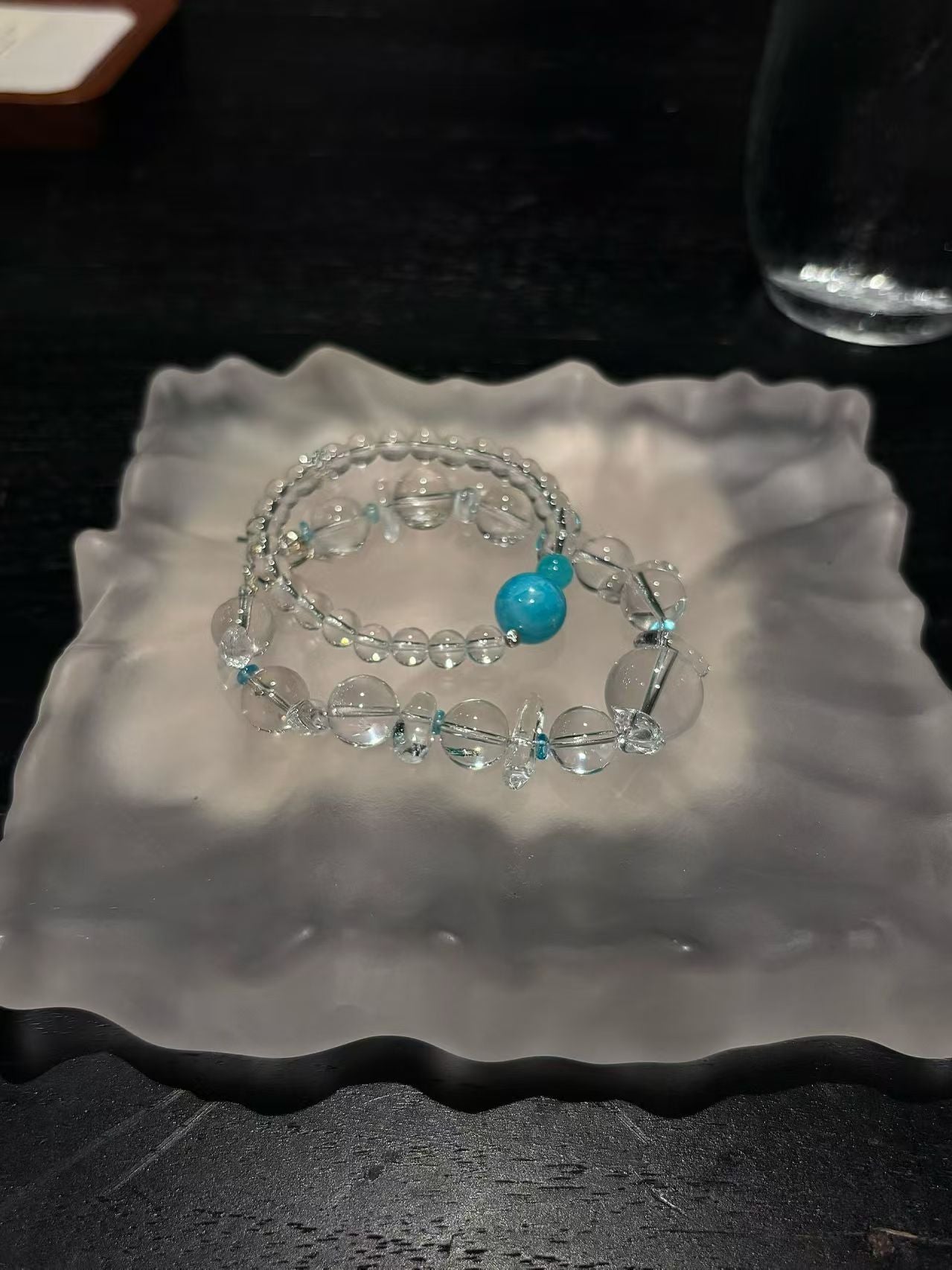 Oceanic Serenity Crystal Bracelet Set