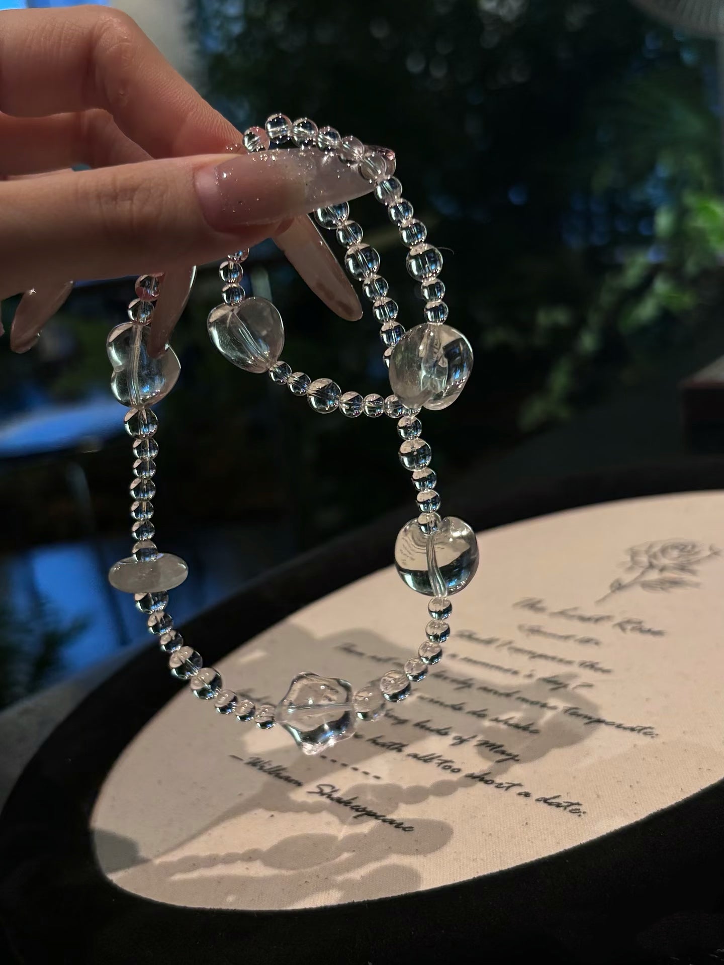 Clear Quartz Duo: Healing Double-Wrap Divine Bracelet